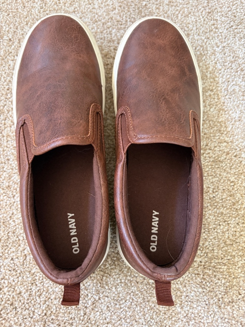 Old Navy Boys Brown Slip-On Casual Shoes